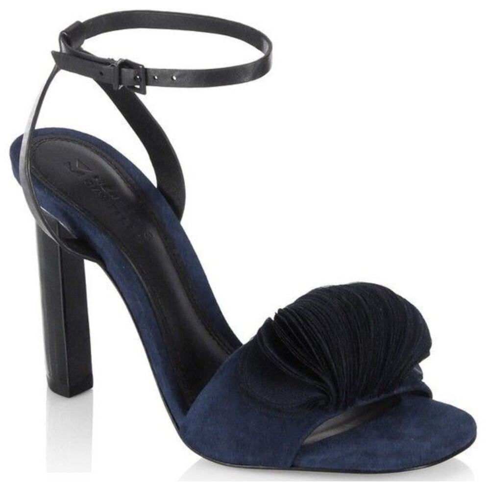 Mercedes Castillo black & navy Olenna Heels